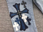 Load image into Gallery viewer, Calça Chrome Hearts Jeans Cross

