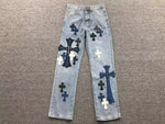 Load image into Gallery viewer, Calça Chrome Hearts Jeans Cross
