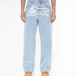 Load image into Gallery viewer, Calça Icecream Check Lined Denim jeans
