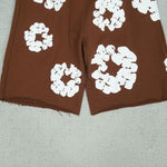 Load image into Gallery viewer, Shorts Denim Tears The Cotton Wreath Marrom
