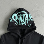 Load image into Gallery viewer, Pronta Entrega - Conjunto Synaworld Logo Preto/Azul
