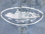 Load image into Gallery viewer, Shorts Corteiz Alcatraz Denim Washed
