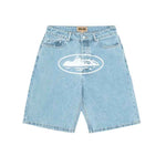 Load image into Gallery viewer, Shorts Corteiz Alcatraz Denim Washed
