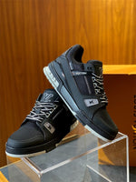 Load image into Gallery viewer, Louis Vuitton LV Trainer Black Grey
