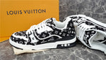 Load image into Gallery viewer, Louis Vuitton Trainer Black Monogram Textile
