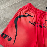 Load image into Gallery viewer, Hellstar Warm Up Shorts Red
