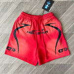 Load image into Gallery viewer, Hellstar Warm Up Shorts Red
