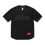 Load image into Gallery viewer, Pronta Entrega - Camiseta Supreme Ultrasuede Mesh Baseball Preto
