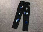Load image into Gallery viewer, Calça Jeans Chrome Hearts Black

