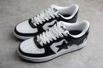 Load image into Gallery viewer, Pronta Entrega - A Bathing Ape Bape Sta Low Black White
