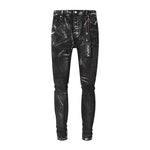 Load image into Gallery viewer, Calça Purple Black Silver Jeans

