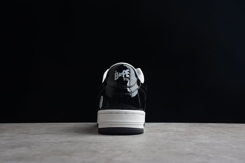 Pronta Entrega - A Bathing Ape Bape Sta Low Black White