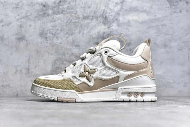 Pronta Entrega - Louis Vuitton LV Skate Sneaker Beige White
